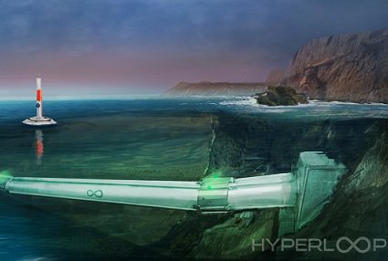Hyperloop One рассматривает возможность запуска высокоскоростных магистралей под водой