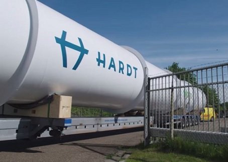 Компания Hardt продемонстрировала тестовый участок Hyperloop