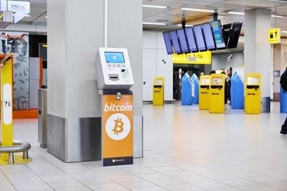 В амстердамском аэропорту появился криптовалютный автомат