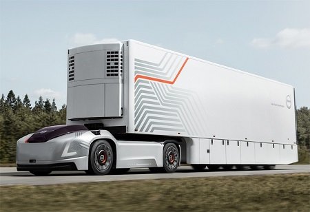 Volvo представила концепт грузового робомобиля без кабины