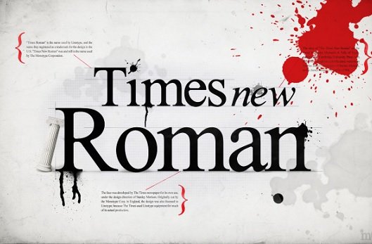 Times New Roman больше недоступен российским разработчикам