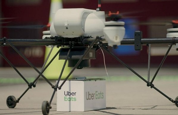 Uber начнет использовать дроны для доставки заказов из McDonald's