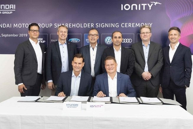 Hyundai присоединилась к проекту IONITY