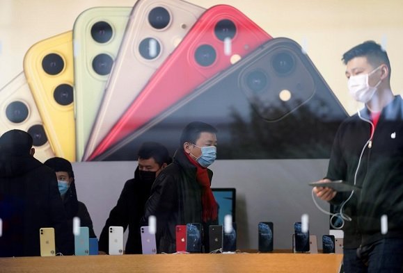 Магазины Apple в КНР не будут работать до 9 февраля